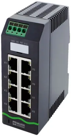 Produktfoto 1 von Murrelektronik Limited Xelity 8TX Netzwerk Switch 8-Port Unmanaged 100Mbit/s