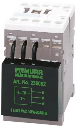 Produktfoto 1 von Murrelektronik Limited 236082 Überspannungsschutzeinheit Überspannungsableiter 575V, DIN-Hutschiene, -20 °C→60 °C