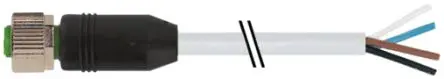 Produktfoto 1 von Murrelektronik Limited 7000, 4-polig Sensor-Betätigungselementkabel, Gerade Buchse / Freies Kabelende, Länge 7.5 m
