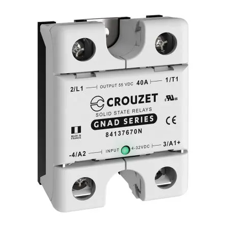 Produktfoto 1 von Crouzet GNAD Panel Halbleiterausgang 55 V dc 32V dc / 40 A