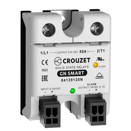Produktfoto 1 von Crouzet GN Panel Halbleiterausgang 510 V ac 30V dc / 50 A