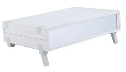 Produktfoto 1 von Bopla Ultramas; Universalgehäuse; ABS; Hellgrau IP40 Breite 62.2 mm Höhe 198.9 mm Länge 290.9 mm