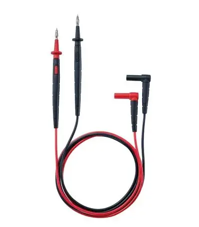 Produktfoto 1 von Testo Messleitungssatz 10A Stecker / Stecker, Schwarz, Rot 1225 mm, 1 kV
