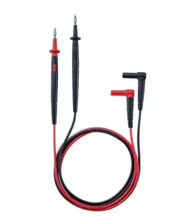 Produktfoto 1 von Testo Messleitungssatz 10A Stecker / Stecker, Schwarz, Rot 1225 mm, 1kV