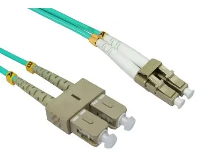 Produktfoto 1 von RS PRO LWL-Kabel 10 m 2-Fasern, Raucharm halogenfrei Hellblau 3 mm