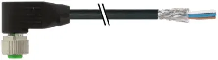 Produktfoto 1 von Murrelektronik Limited 7000, 5-polig Sensor-Betätigungselementkabel, Rechtwinklig Buchse / Freies Kabelende, Länge 10 m