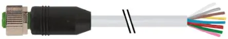 Murrelektronik Limited 7000, 8-polig Sensor-Betätigungselementkabel, Gerade Buchse / Freies Kabelende, Länge 3 m