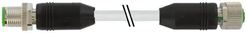 Produktfoto 1 von Murrelektronik Limited 7000, 8-polig Sensor-Betätigungselementkabel, Gerade Stecker 8 / Gerade Buchse, Länge 2 m