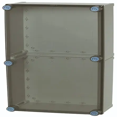 Produktfoto 1 von Fibox CAB PCQ; Universalgehäuse; Polycarbonat; Grau; IK08 IP66, IP40 Breite 300 mm Höhe 600 mm Länge 170 mm