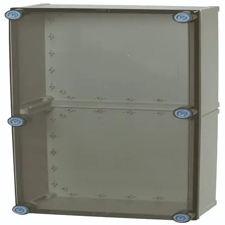Produktfoto 1 von Fibox CAB PCQ; Universalgehäuse; Polycarbonat; Grau; IK08 IP66, IP67 Breite 300 mm Höhe 600 mm Länge 170 mm