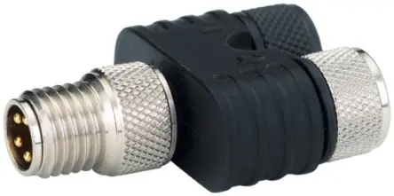 Produktfoto 1 von Murrelektronik Limited, Gerade Rundsteckverbinder Adapter 4 M8, IP67 3 M8 Stecker