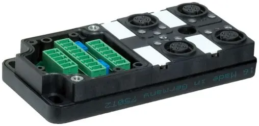 Produktfoto 1 von Murrelektronik Limited MVP12 Sensorhub 42V dc 4 Anschlüsse 4 Auslässe M12 Gerade