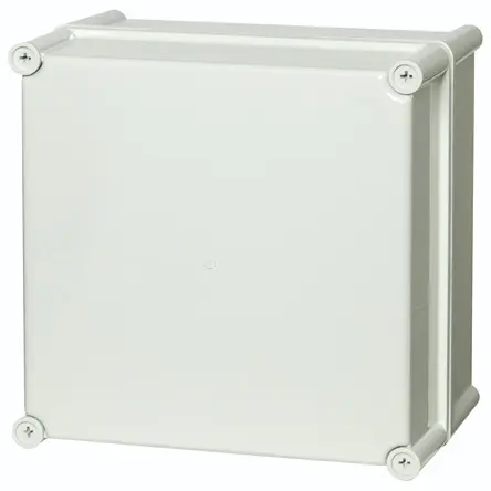 Produktfoto 1 von Fibox PC; Universalgehäuse; Polycarbonat; Grau; IK08 IP65 Breite 280 mm Höhe 280 mm Länge 180 mm