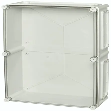 Produktfoto 1 von Fibox EKUN; Universalgehäuse; Polycarbonat; Grau Geflanscht; IK08 IP66, IP40 Breite 380 mm Höhe 560 mm Länge 180 mm