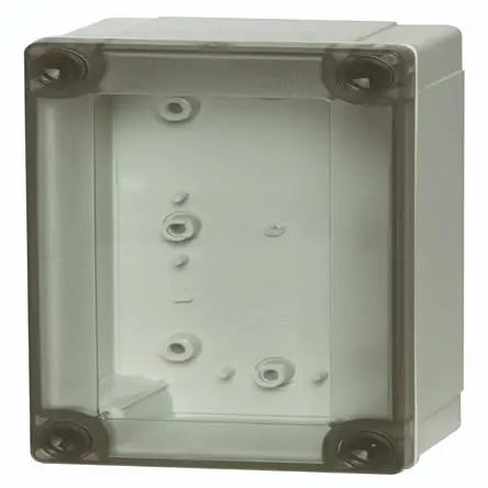 Produktfoto 1 von Fibox PC; Universalgehäuse; Polycarbonat; Grau; IK08 IP66, IP67 Breite 80 mm Höhe 130 mm Länge 75 mm