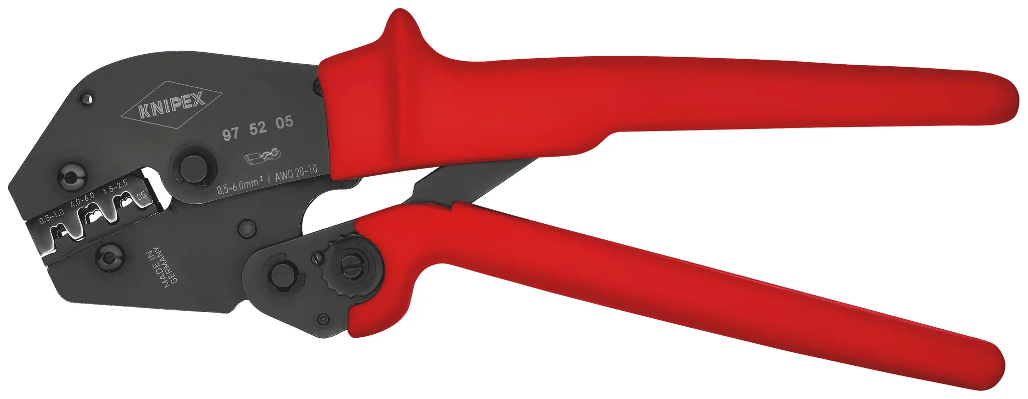 Produktfoto 1 von Knipex 97 52 97 52 05 SB Crimp-Werkzeug 2 mm, 250 mm