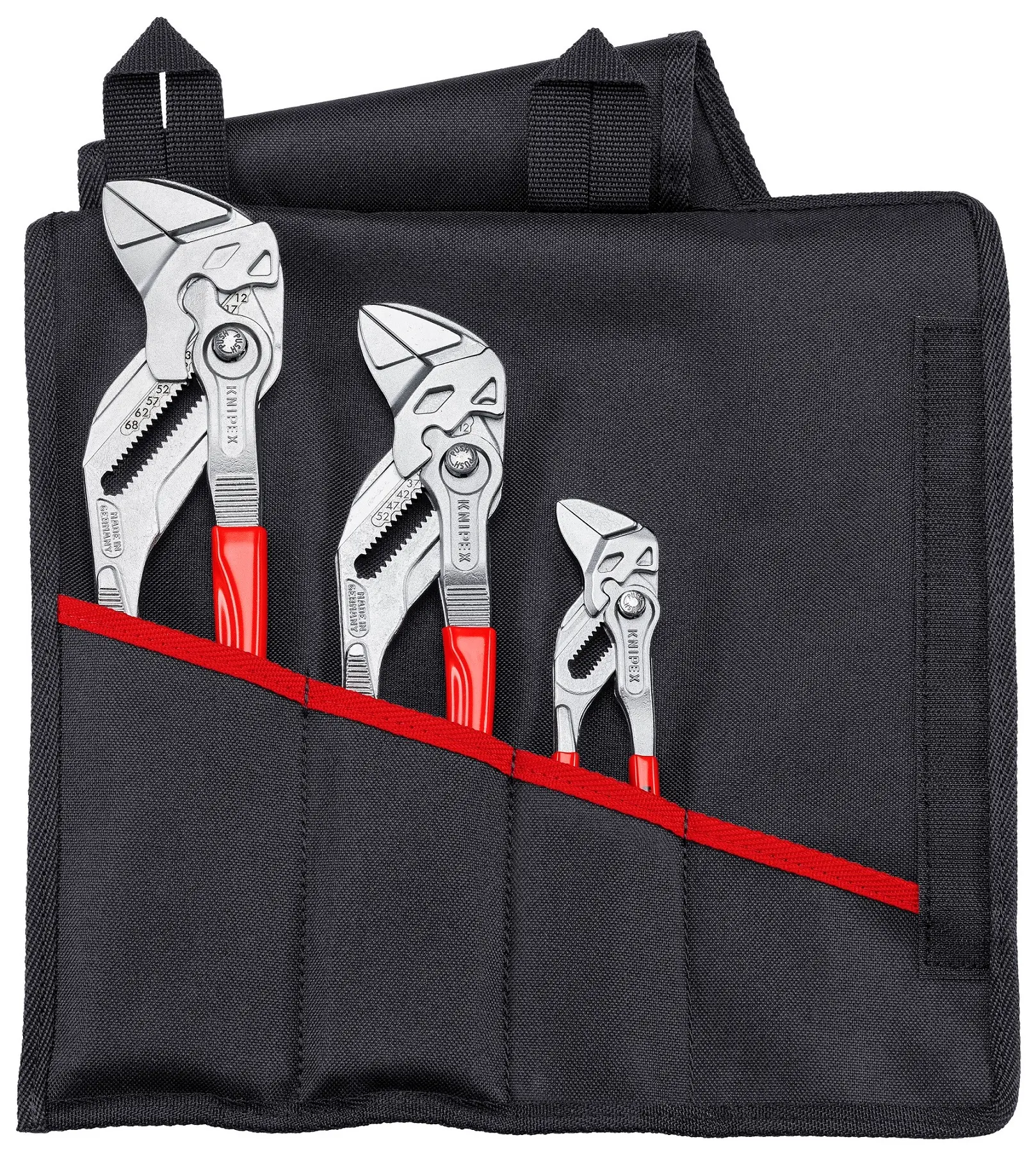 Produktfoto 1 von Knipex 00 19 55 S7 Zangensatz Abgewinkelt 3 Stk. 150 mm, 250 mm und 300 mm Zangensatz