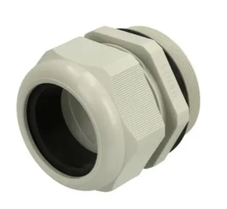 Produktfoto 1 von Fibox GPA Kabelverschraubung, M63 Polyamid Hellgrau 32 mm/ 42 mm, IP68