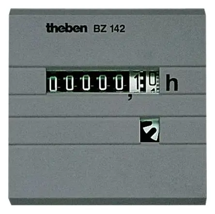 Produktfoto 1 von Theben BZ 142 Zähler Zähler Mechanisch Keine Rückstellung 7-stellig 230V ac, Stunden