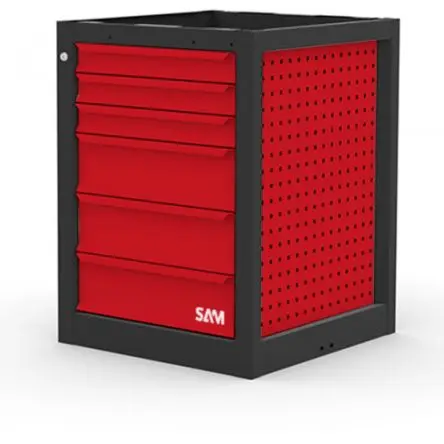 Produktfoto 1 von SAM ETAB-MB6T Schubladen-Werkbank Werkbank L. 660 mm B. 630mm H. 845 mm
