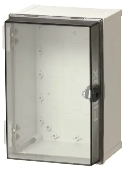 Produktfoto 1 von Fibox CAB Polycarbonat Wandanschlusskasten Hellgrau IP65 Transparente Tür, HxBxT 300 mm, 200 mm x 180 mm
