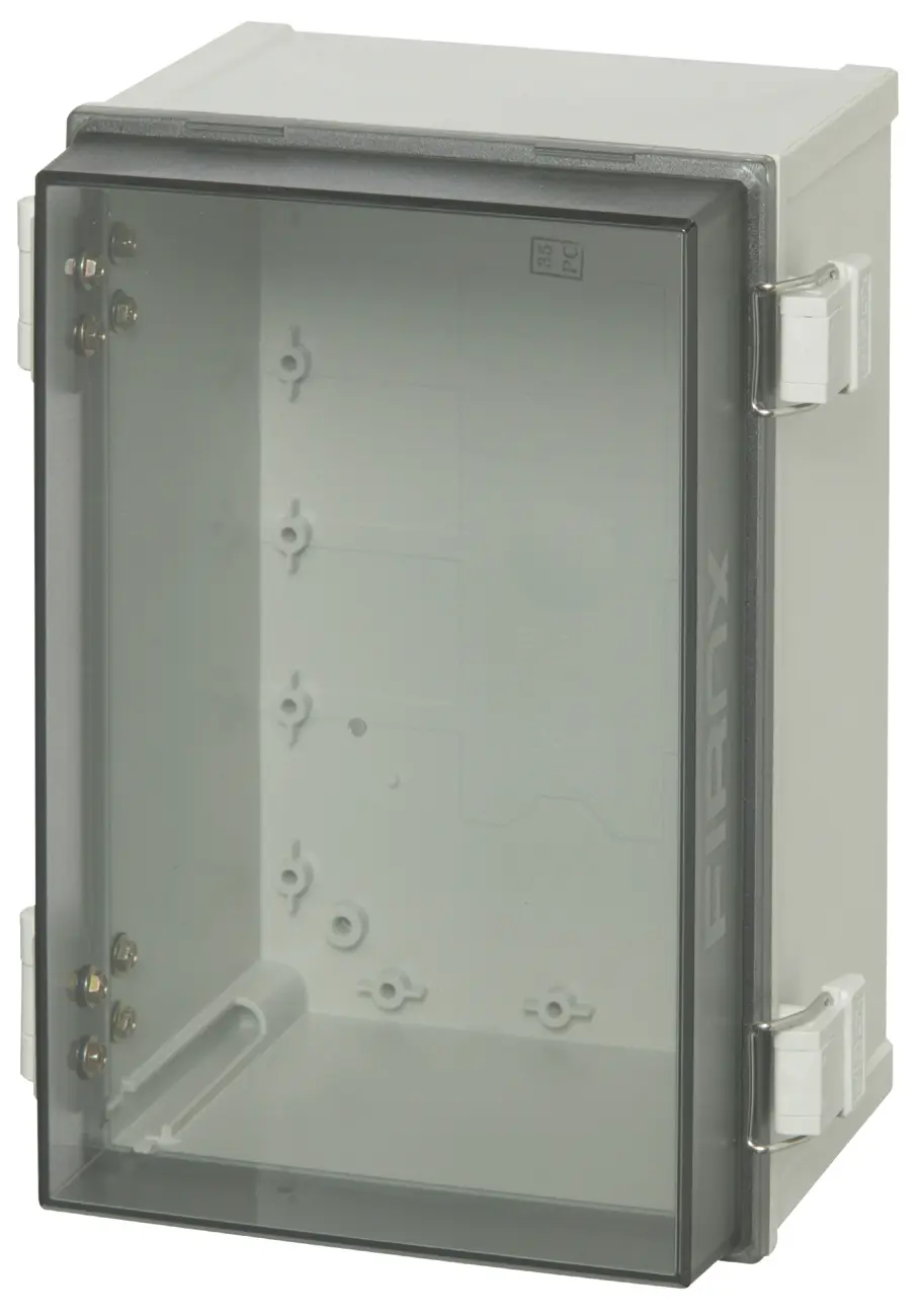 Produktfoto 1 von Fibox CAB Polycarbonat Wandanschlusskasten Hellgrau IP65 Transparente Tür, HxBxT 300 mm, 200 mm x 180 mm