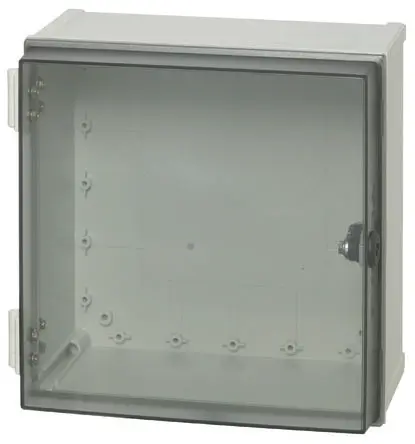 Produktfoto 1 von Fibox CAB Polycarbonat Wandanschlusskasten Hellgrau IP65 Transparente Tür, HxBxT 300 mm, 300 mm x 180 mm