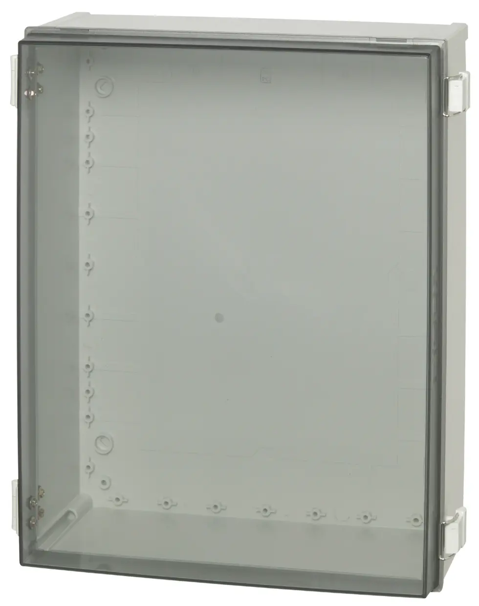 Produktfoto 1 von Fibox CAB Polycarbonat Wandanschlusskasten Hellgrau IP65 Transparente Tür, HxBxT 500 mm, 400 mm x 200 mm