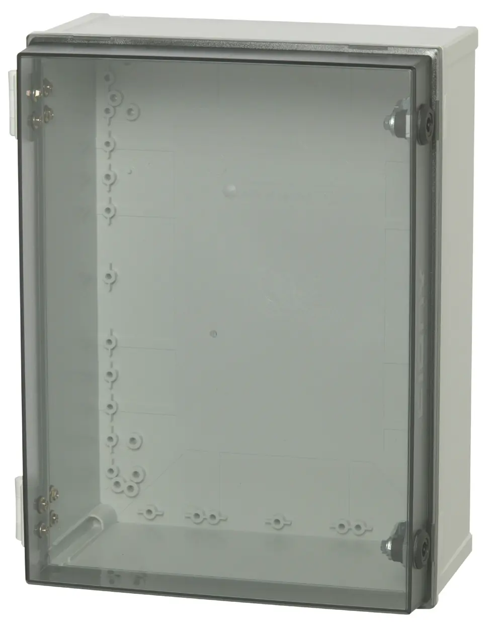 Produktfoto 1 von Fibox CAB Polycarbonat Wandanschlusskasten Hellgrau IP65 Transparente Tür, HxBxT 400 mm, 300 mm x 180 mm