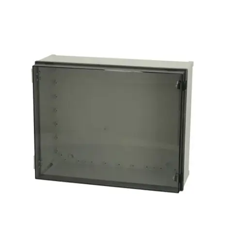 Produktfoto 1 von Fibox CAB Polycarbonat Wandanschlusskasten Hellgrau IP65 Transparente Tür, HxBxT 400 mm, 500 mm x 200 mm