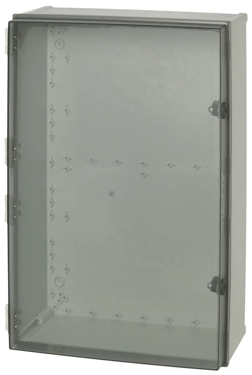 Produktfoto 1 von Fibox CAB Polycarbonat Wandanschlusskasten Hellgrau IP65 Transparente Tür, HxBxT 600 mm, 400 mm x 220 mm