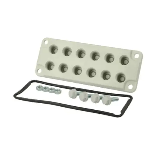 Produktfoto 1 von Fibox Struktursystem-Kabelmanagement, Kabelmanagementsystem, Polycarbonat 62 mm, L. 216 mm 193 mm