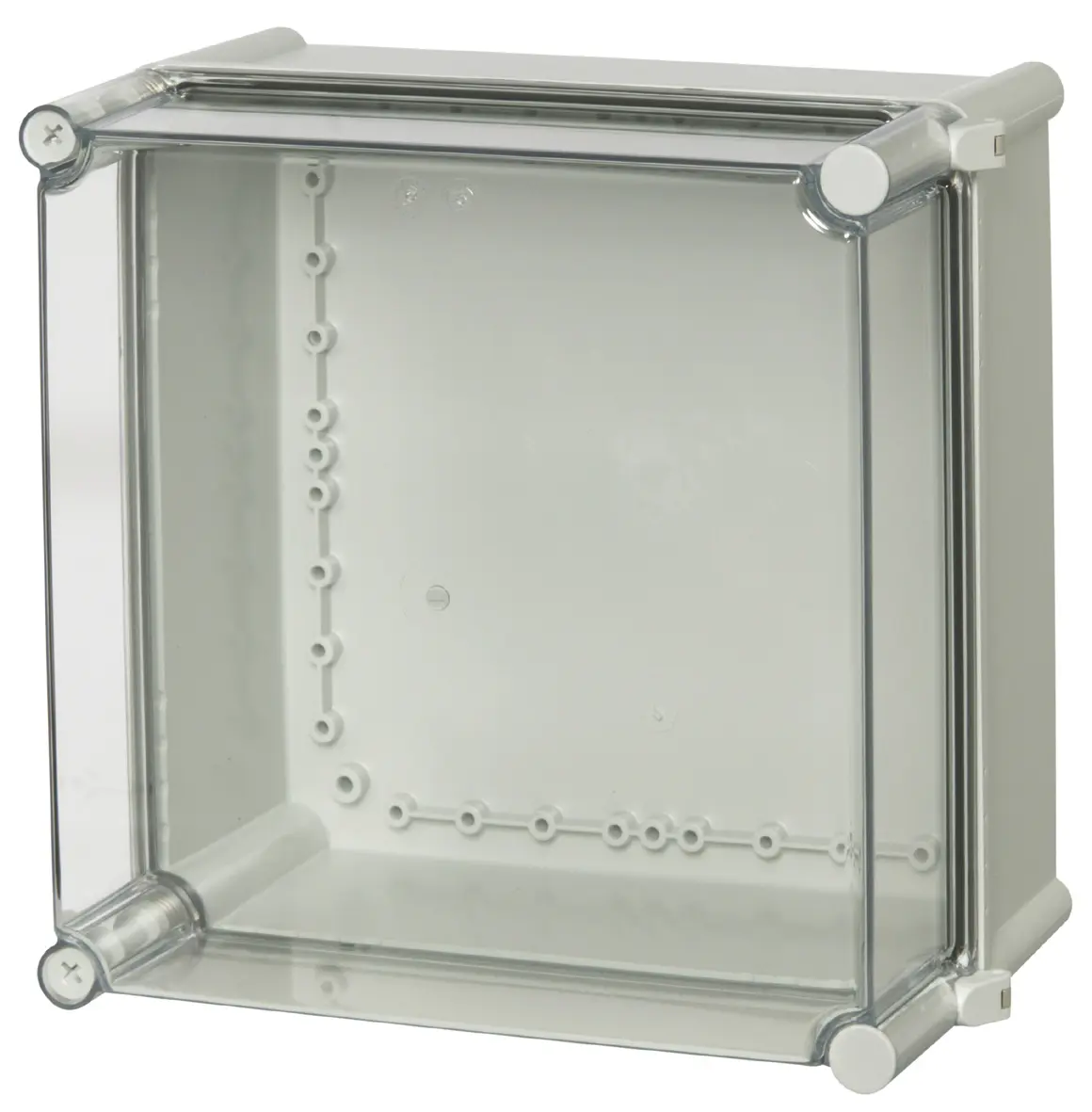 Produktfoto 1 von Fibox PC; Gehäuse; Polycarbonat; Grau; IK08 IP65 Breite 280 mm Höhe 280 mm Länge 180 mm