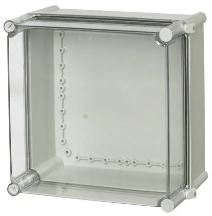 Produktfoto 1 von Fibox PC; Gehäuse; Polycarbonat; Grau; IK08 IP65 Breite 280 mm Höhe 280 mm Länge 180 mm