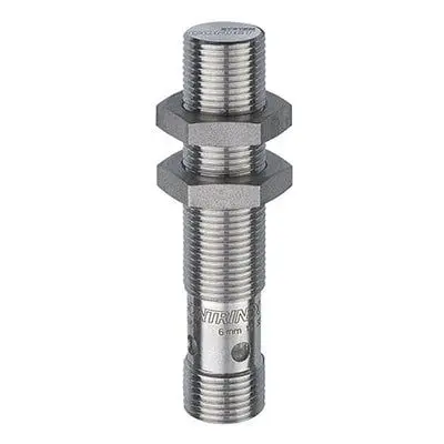 Produktfoto 1 von Contrinex 120253 M12 Induktiver Näherungssensor, Gewinderohr PnP 6 mm, IP68, IP69K