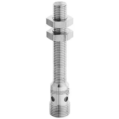 Produktfoto 1 von Contrinex 120253 M8 Induktiver Näherungssensor, Gewinderohr PnP 3 mm, IP69K, IP68