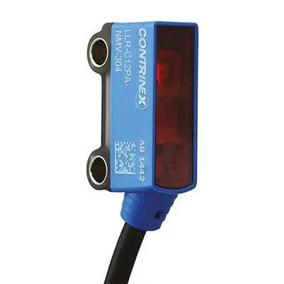 Produktfoto 1 von Contrinex 120254 Kubisch Optischer Sensor, Durchgangsstrahl, PnP Ausgang, M8-Steckverbinder