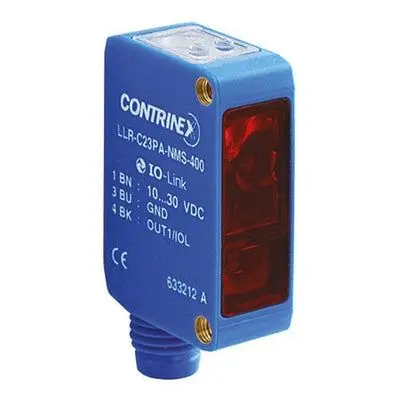 Produktfoto 1 von Contrinex 120254 Kubisch Optischer Sensor, Durchgangsstrahl, PnP Ausgang, M8-Steckverbinder