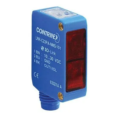 Produktfoto 1 von Contrinex 120254 Kubisch Optischer Sensor, Reflektierend, NPN Ausgang, M8-Steckverbinder