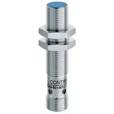 Contrinex 120253 M12 Induktiver Näherungssensor, Gewinderohr NPN 6 mm, IP67