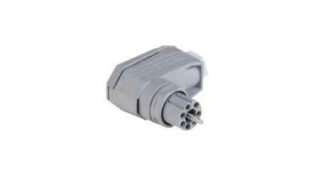Produktfoto 1 von Hirschmann N6R FF Industrie-Rundsteckverbinder Buchse 7-polig Buchse 10A Kabel IP65