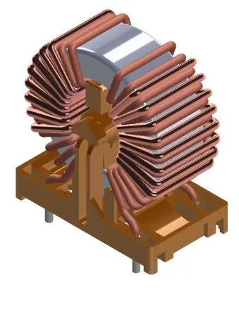 Produktfoto 1 von Bourns 04770X 11 A Gleichtaktdrossel, 2 mH 0.0104 Ω, 125 °C, -25 °C