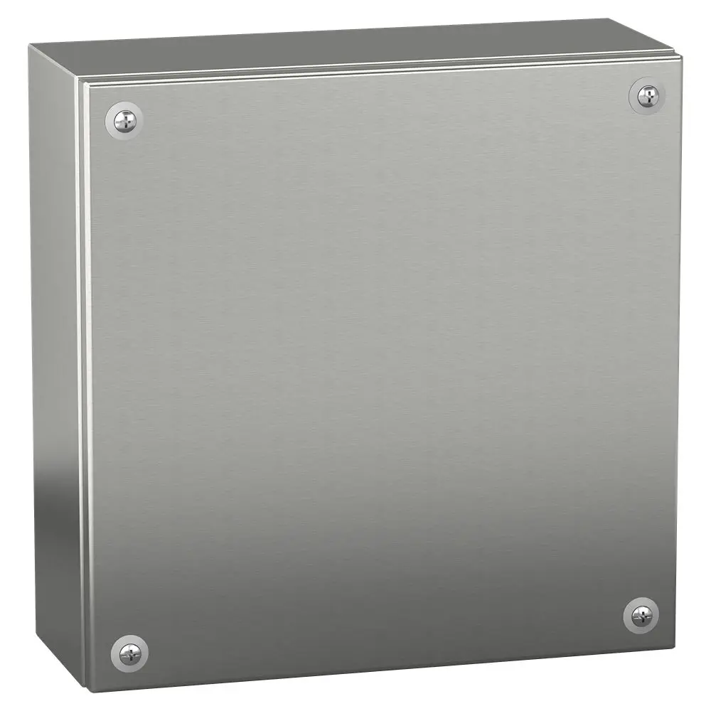 Produktfoto 1 von Schneider Electric PanelSeT SBX Edelstahl Wandgehäuse IP66, HxBxT 200 mm x 200 mm x 80mm