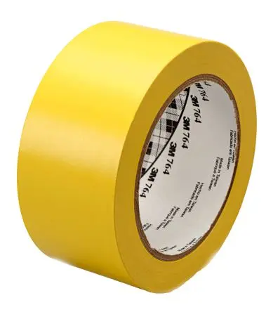Produktfoto 1 von 3M 767 Vinyl Band Weiß, Rot Typ Bodenmakierung, Stärke 0.13 mm, 50mm x 33 m