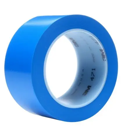 Produktfoto 1 von 3M 471 Vinyl 3M Vinyl-Klebeband 471 Blau Typ Bodenmakierung, Stärke 0.14 mm, 2Zoll x 1296 Zoll