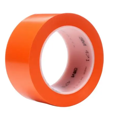 Produktfoto 1 von 3M 471 Vinyl 3M Vinyl-Klebeband 471 Orange Typ Trassierband, Stärke 0.14 mm, 2Zoll x 1296 Zoll