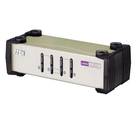 Produktfoto 1 von Aten KVM-Switch 4-Port 5 Videoausgänge VGA 1 Displays USB 2048 x 1536 pixel