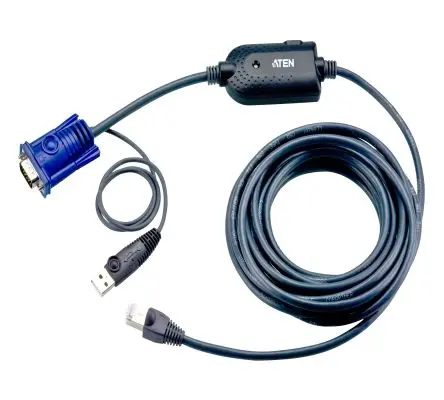 Produktfoto 1 von Aten Adapter, USB Typ A 1 Display, - VGA, 1600 x 1200 pixel