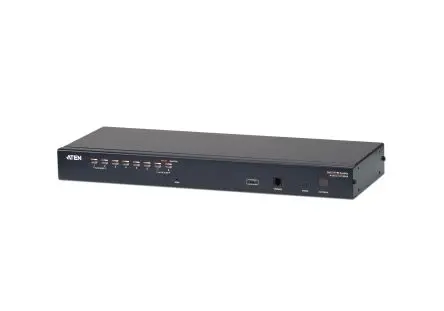 Produktfoto 1 von Aten KVM-Switch 8-Port 1 Videoausgänge DisplayPort 1 Displays USB 1920 x 1200 pixel