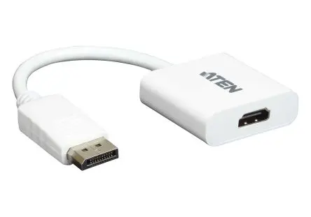 Produktfoto 1 von Aten Adapter 1920 x 1200 pixel, Ausgänge:1, In:DisplayPort, Out:HDMI, 18 cm Kabel
